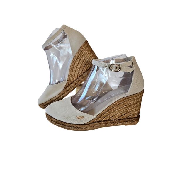 Viscata Estartit Canvas Espadrille Wedges, Size 39 (US 8.5) - Picture 7 of 9